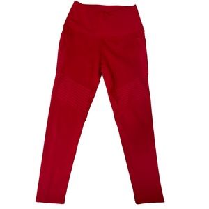 Leg End size Small Red Leggings